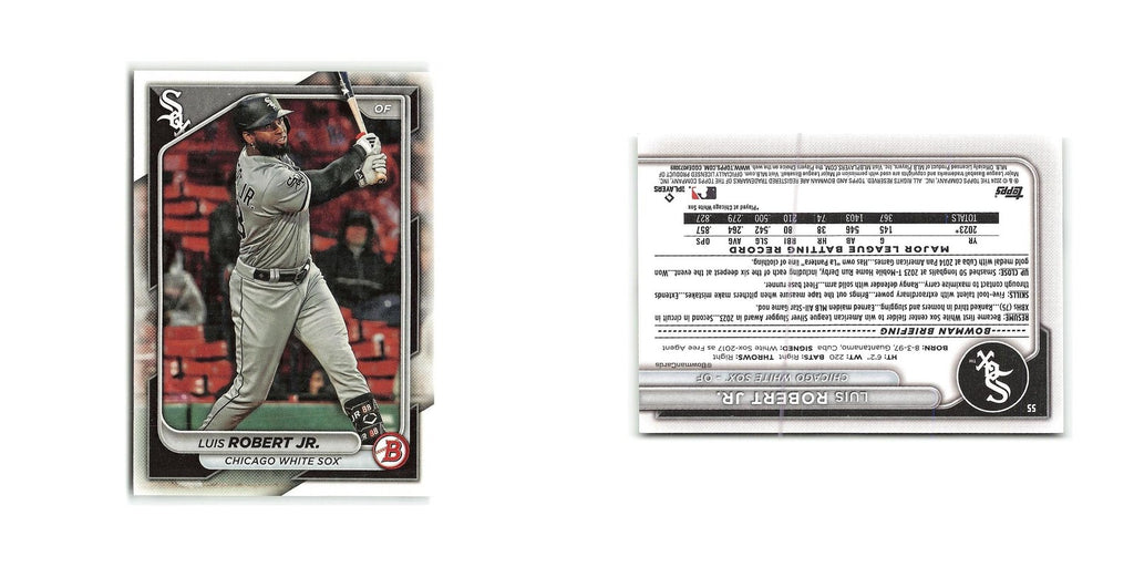 Luis Robert Jr. 2024 Bowman #55 Chicago White Sox Baseball Card NM