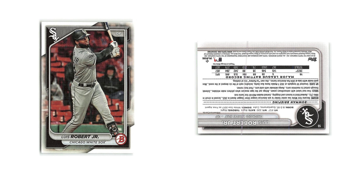 Luis Robert Jr. 2024 Bowman #55 Chicago White Sox Baseball Card NM