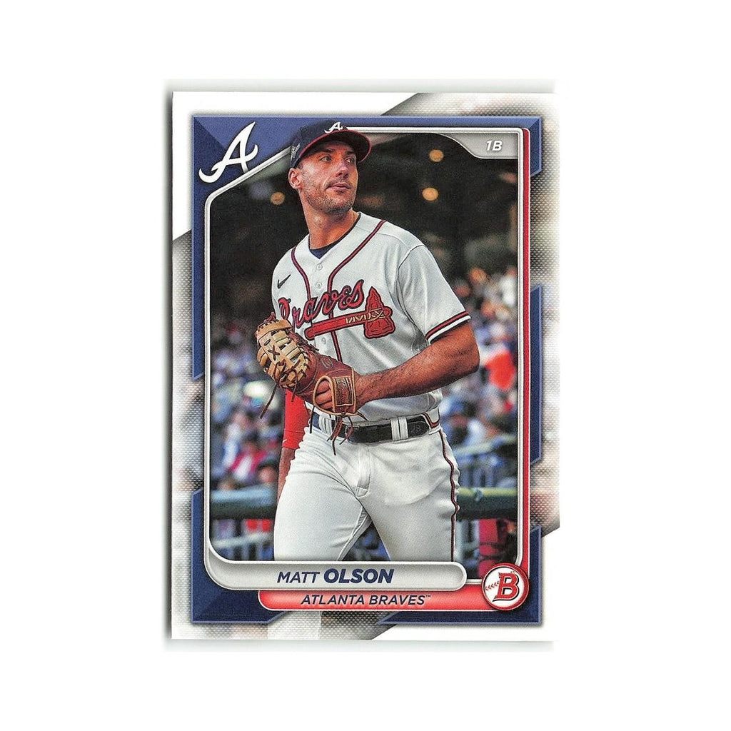 Matt Olson 2024 Bowman #54 Atlanta Braves Baseball Card NM