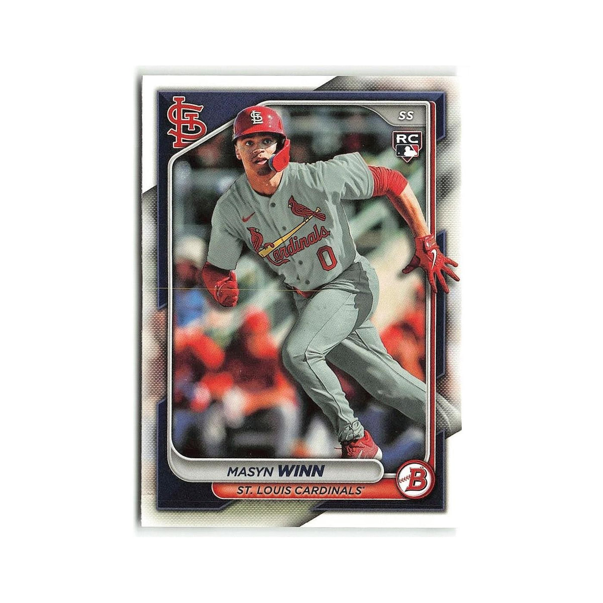 Masyn Winn Rookie 2024 Bowman #2 St. Louis Cardinals Baseball Card NM