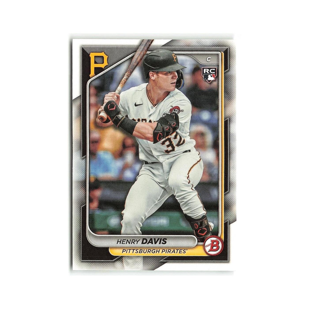 Henry Davis Rookie 2024 Bowman #61 Pittsburgh Pirates Baseball Card NM
