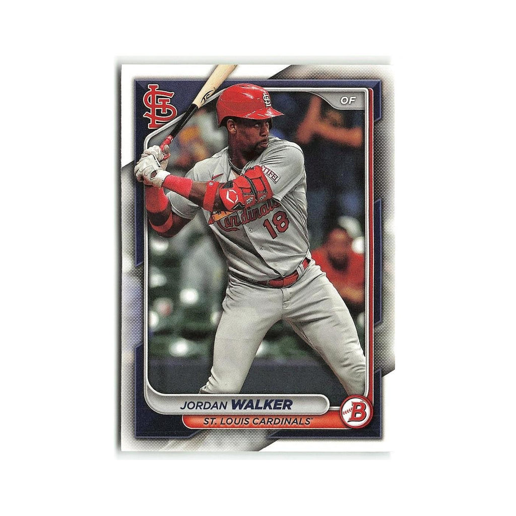 Jordan Walker 2024 Bowman #29 St. Louis Cardinals Baseball Card NM