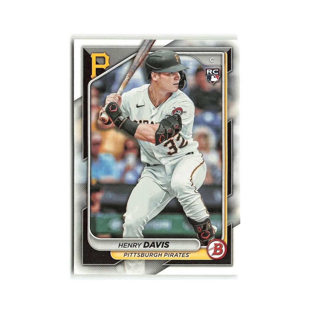 Henry Davis Rookie 2024 Bowman #61 Pittsburgh Pirates Baseball Card NM