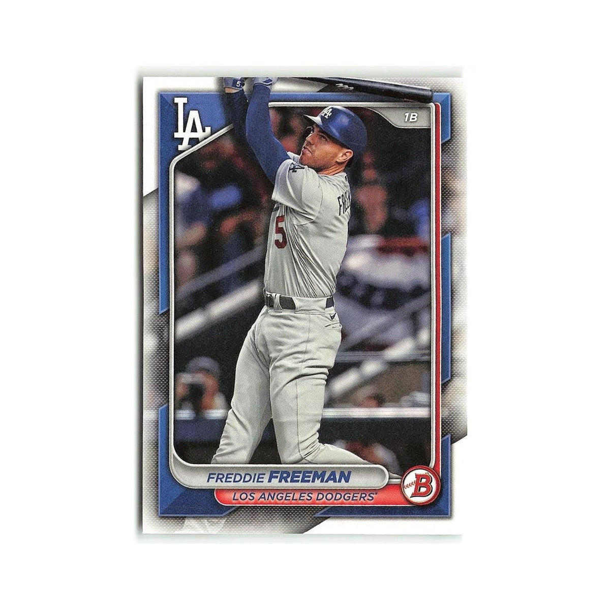 Freddie Freeman 2024 Bowman #43 Los Angeles Dodgers Baseball Card NM