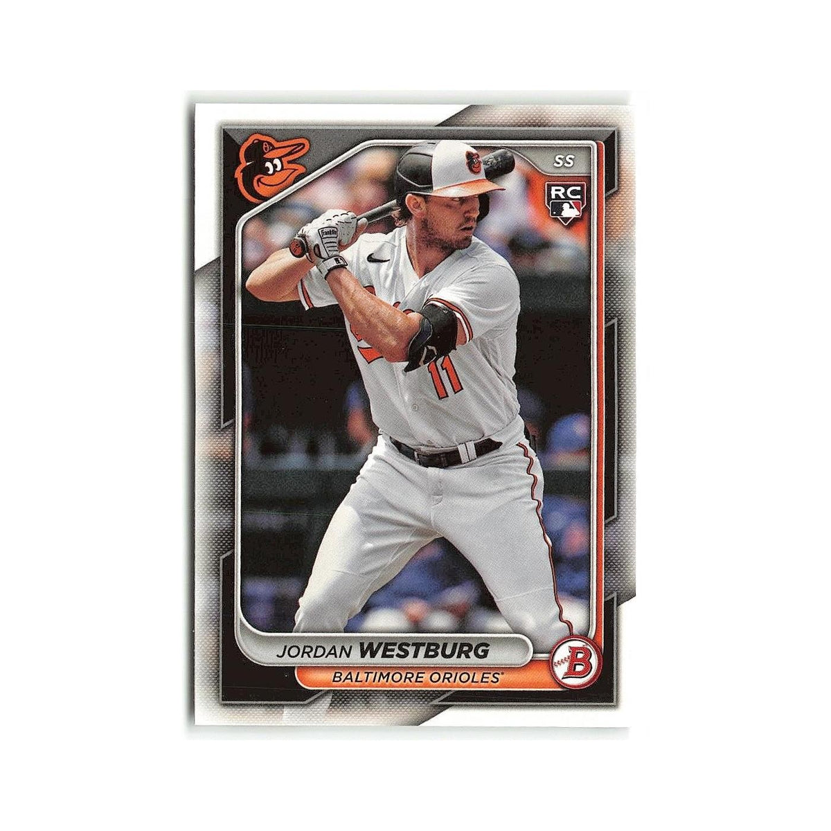 Jordan Westburg Rookie 2024 Bowman #42 Baltimore Orioles Baseball Card NM