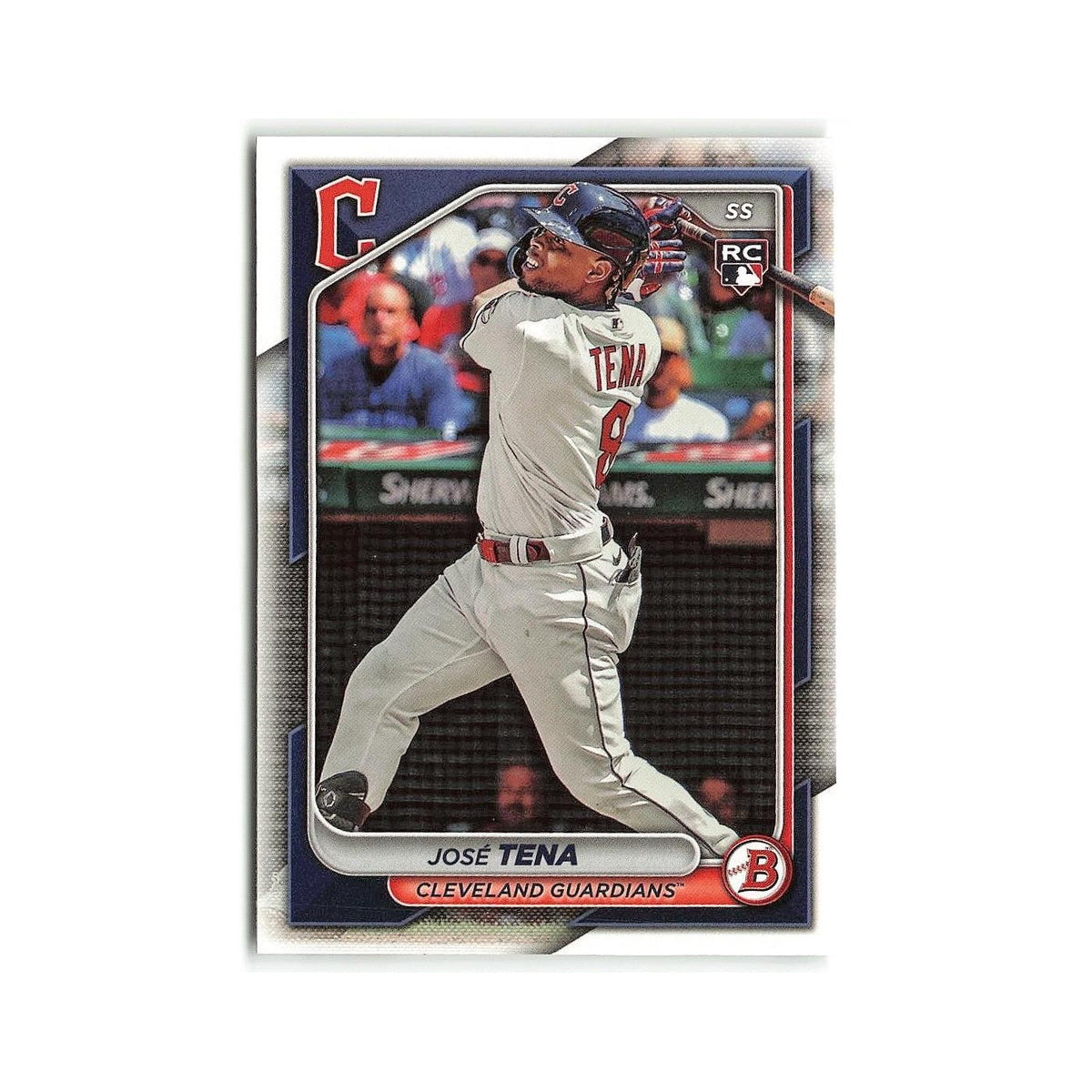 Jose Tena Rookie 2024 Bowman #30 Cleveland Guardians Baseball Card NM