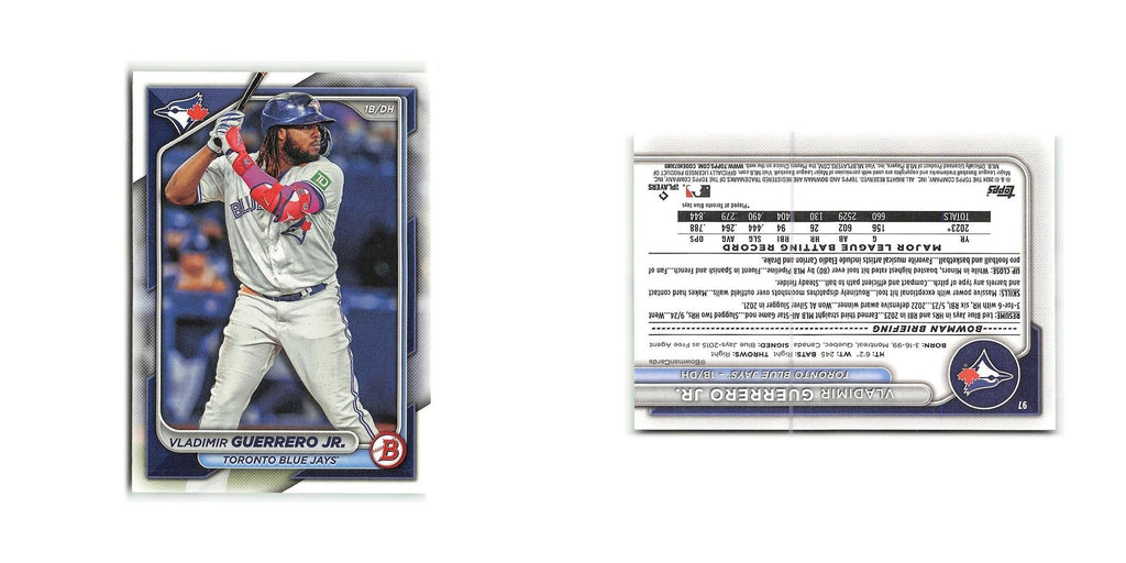 Vladimir Guerrero Jr. 2024 Bowman #97 Toronto Blue Jays Baseball Card NM
