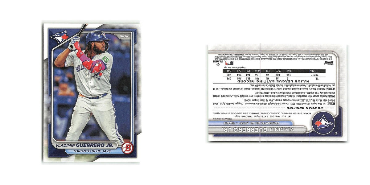 Vladimir Guerrero Jr. 2024 Bowman #97 Toronto Blue Jays Baseball Card NM