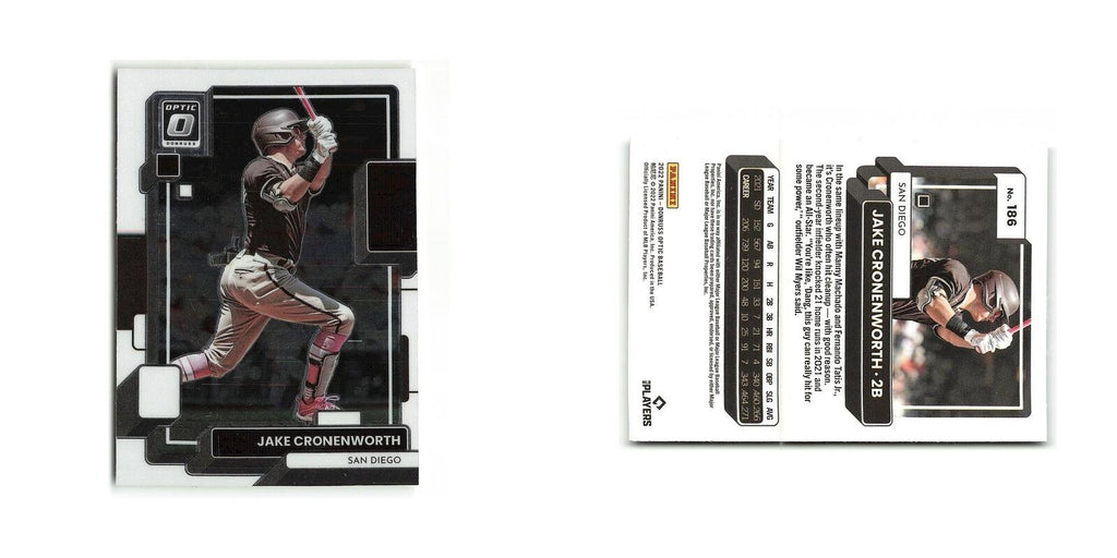 Jake Cronenworth 2022 Donruss Optic #186 San Diego Padres Baseball Card NM