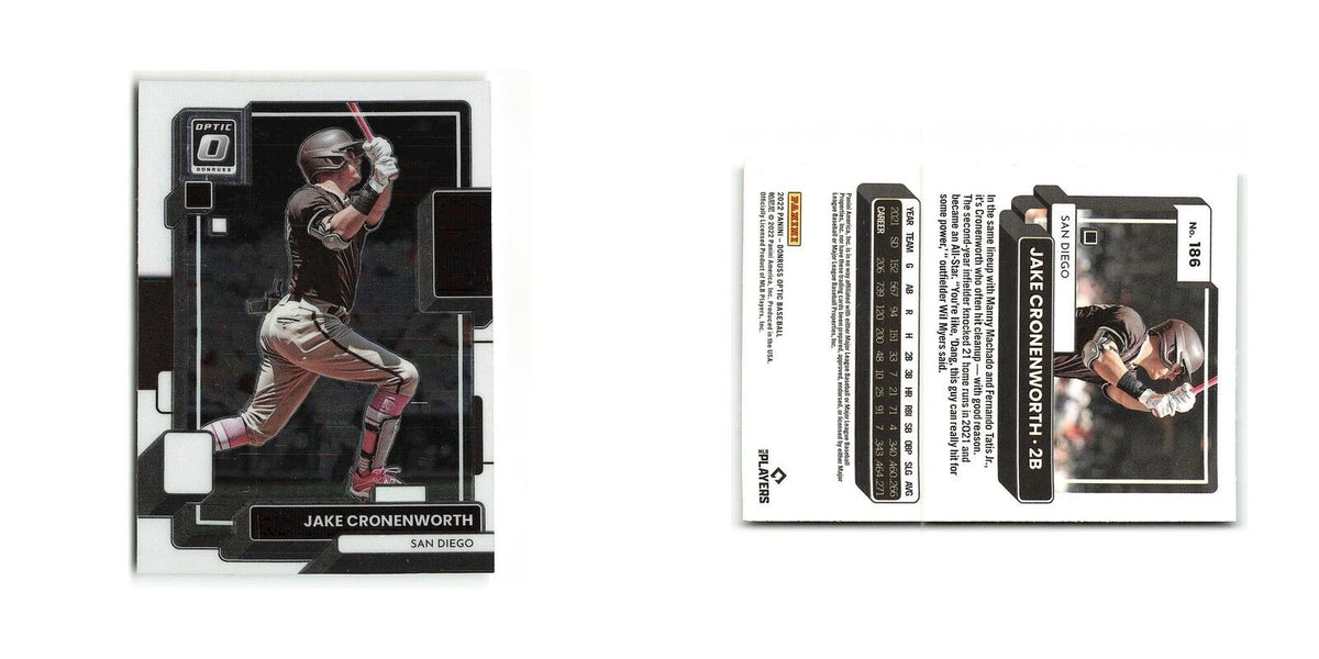 Jake Cronenworth 2022 Donruss Optic #186 San Diego Padres Baseball Card NM