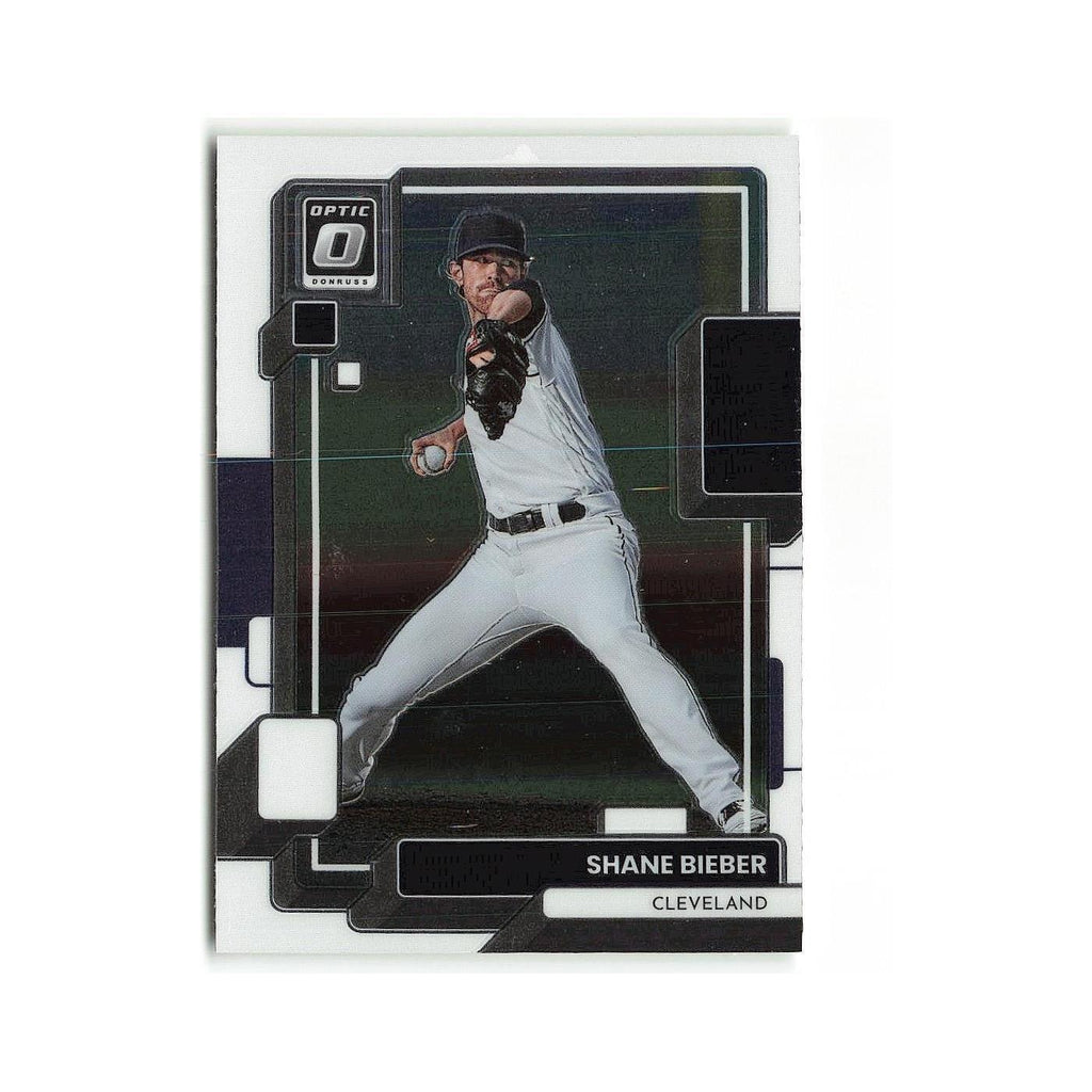 Shane Bieber 2022 Donruss Optic #125 Cleveland Guardians Baseball Card NM