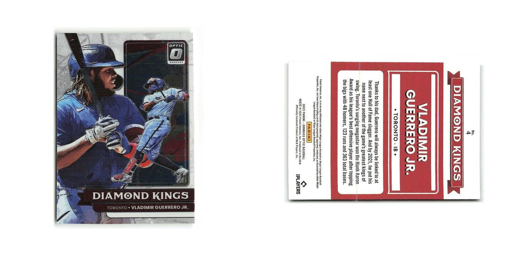 Vladimir Guerrero Jr. 2022 Donruss Optic #4 Toronto Blue Jays Baseball Card NM