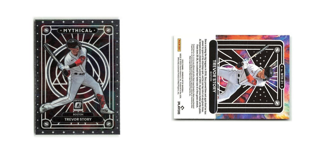 Trevor Story 2022 Donruss Optic #MTH 21 Boston Red Sox Baseball Card NM