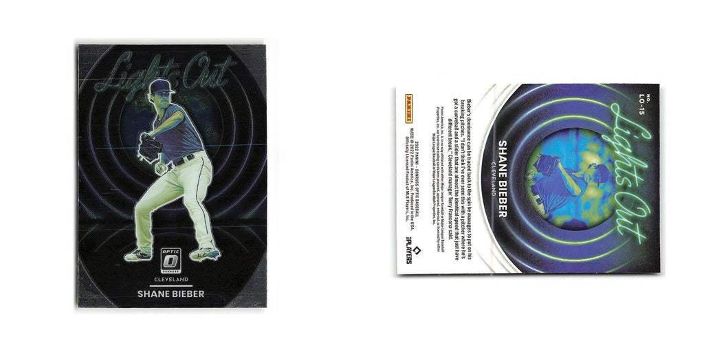 Shane Bieber 2022 Donruss Optic #LO 16 Cleveland Guardians Baseball Card NM