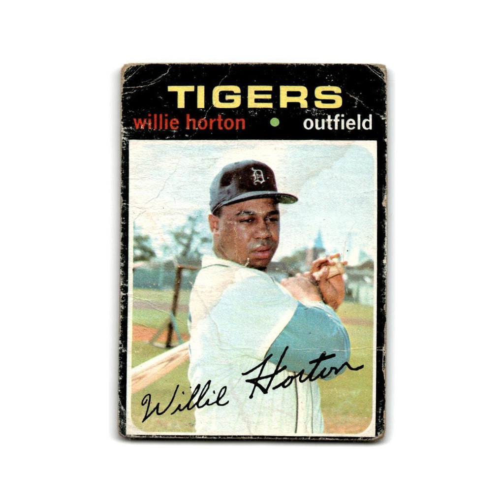 Willie Horton 1971 Topps #120 Detroit Tigers Baseball Card Poor