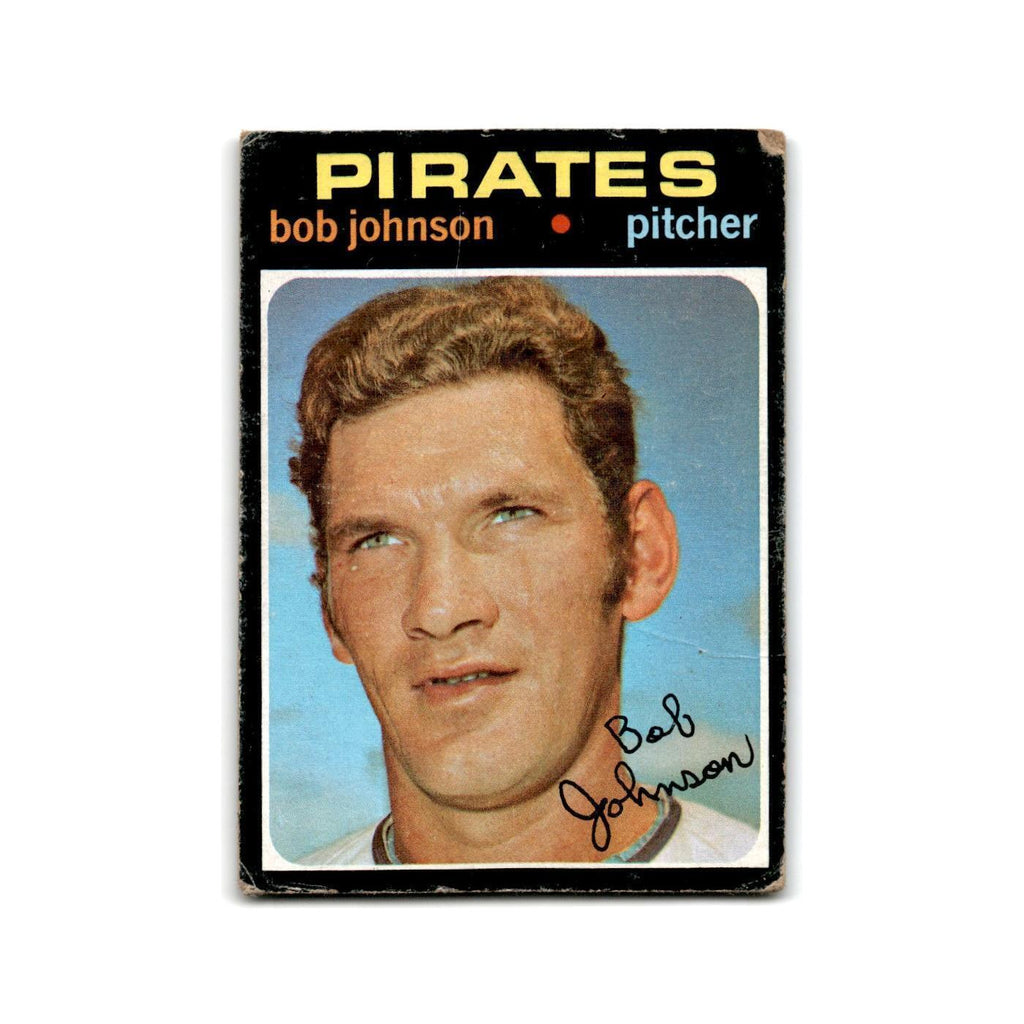 Bob Johnson 1971 Topps #365 Pittsburgh Pirates Baseball Card Poor