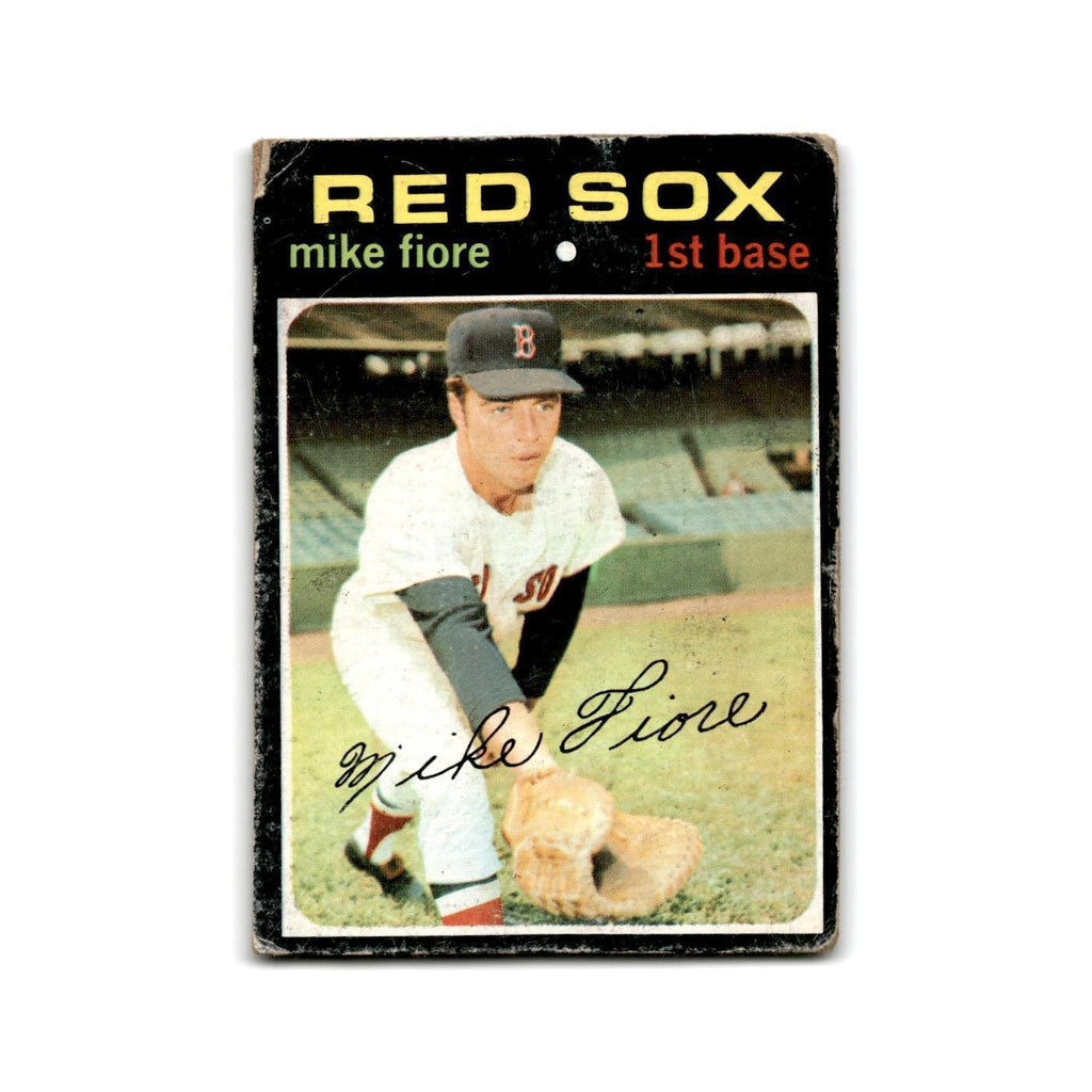 Mike Fiore 1971 Topps #287 Boston Red Sox Baseball Card Poor