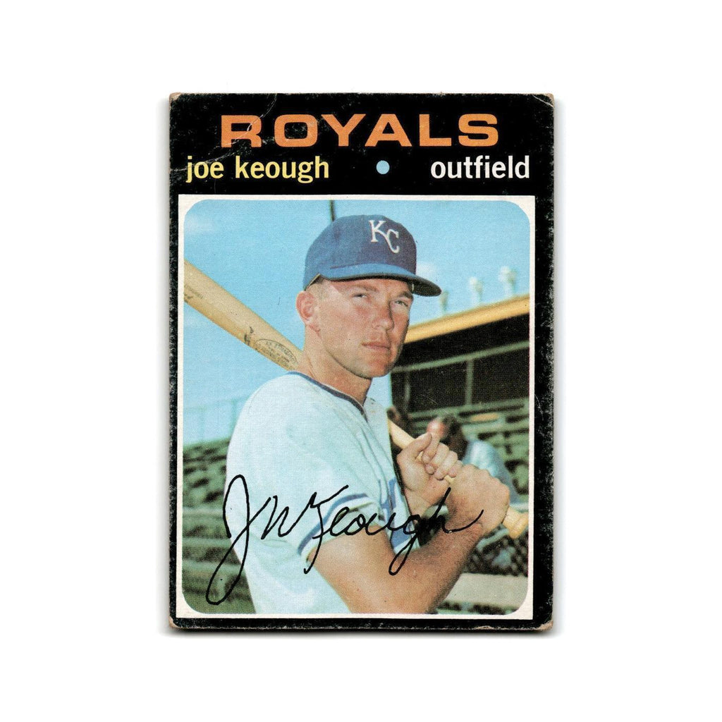 Joe Keough 1971 Topps #451 Kansas City Royals Baseball Card Poor