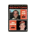 Senators Rookies - Norm McRae Denny Riddleberger Rookie 1971 Topps #93 Poor
