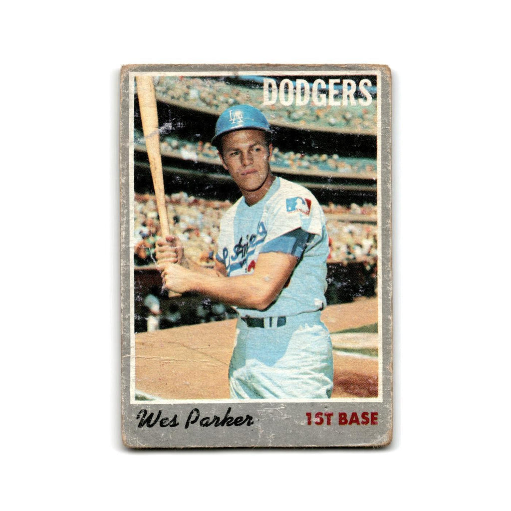 Wes Parker 1970 Topps #5 Los Angeles Dodgers Baseball Card Poor