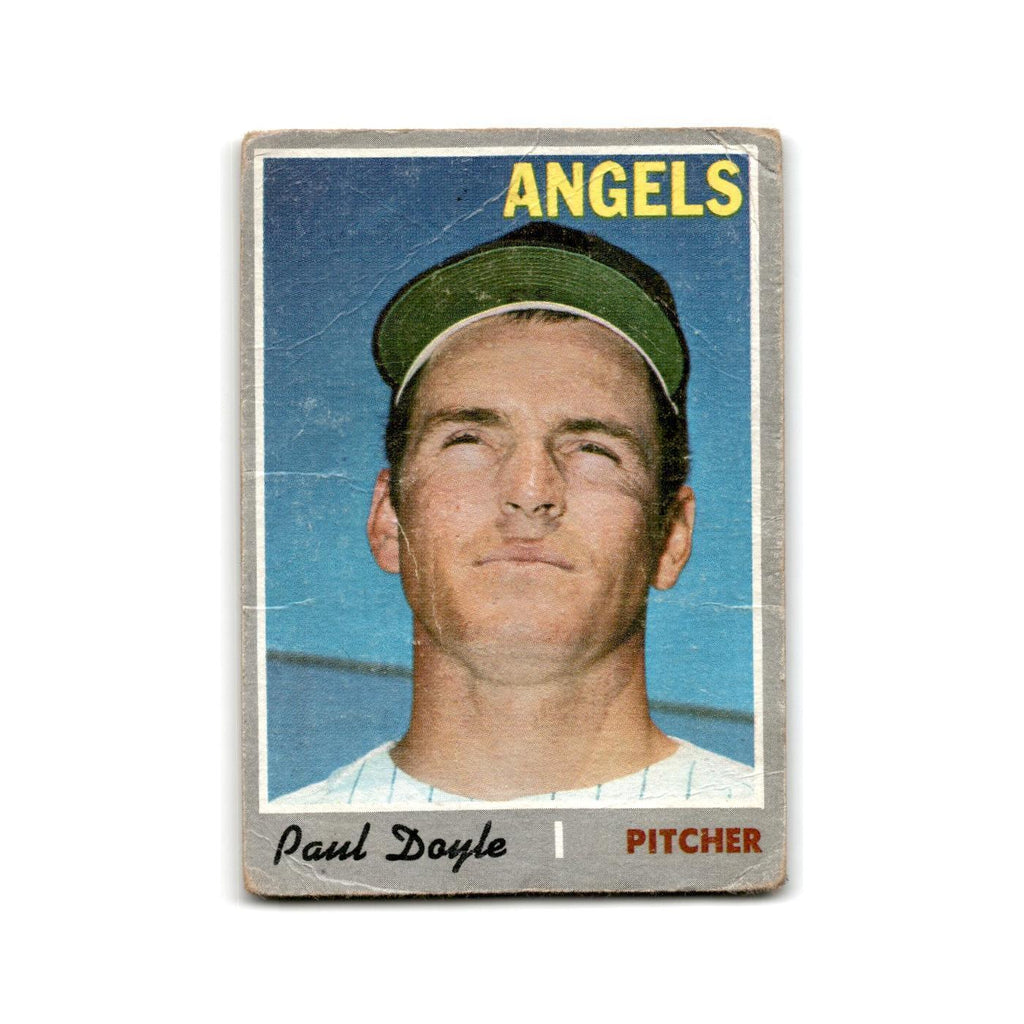 Paul Doyle 1970 Topps #277 California Angels Baseball Card Poor