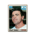 Fred Talbot 1970 Topps #287 Oakland Athletics Baseball Card Poor