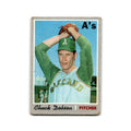Chuck Dobson 1970 Topps #331 Oakland Athletics Baseball Card Poor