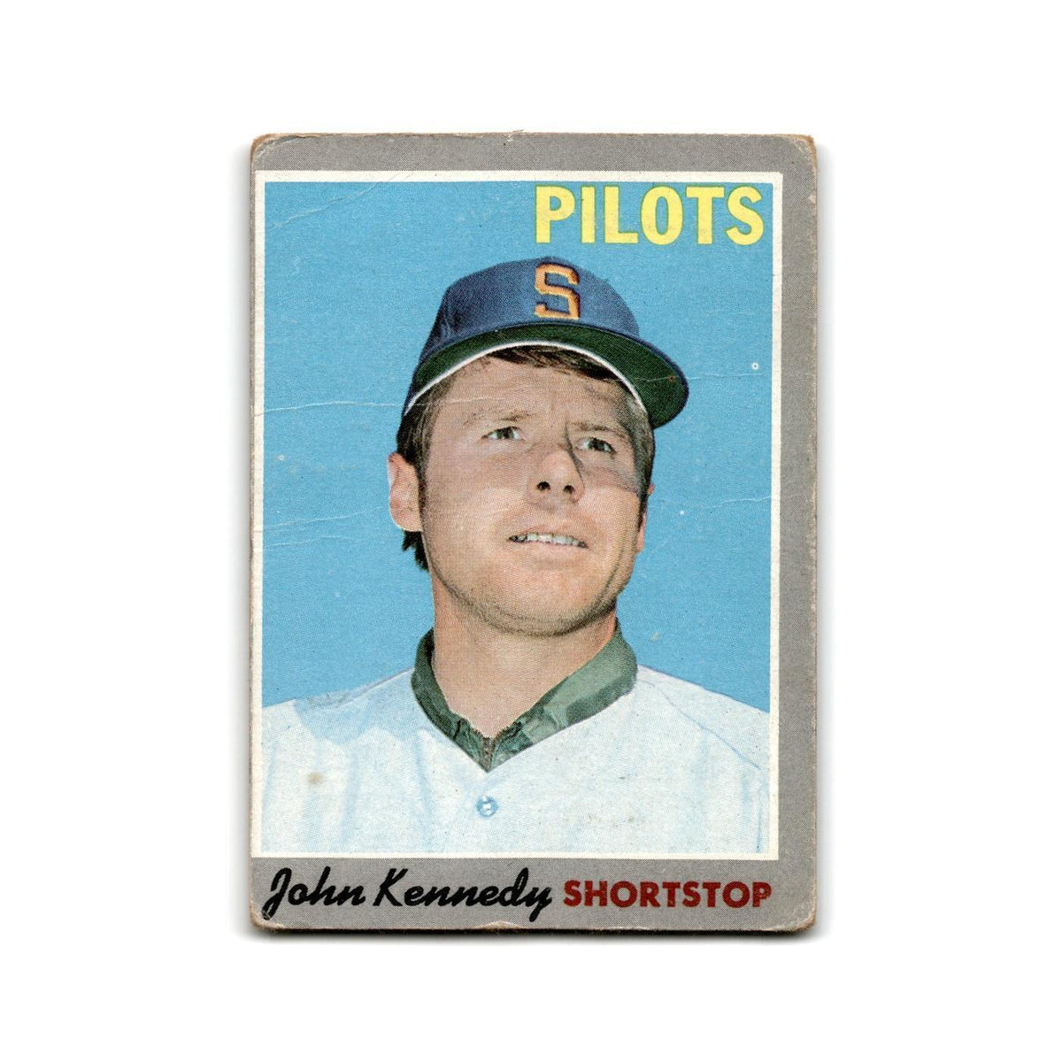 John Kennedy 1970 Topps #53 Seattle Pilots Baseball Card Poor