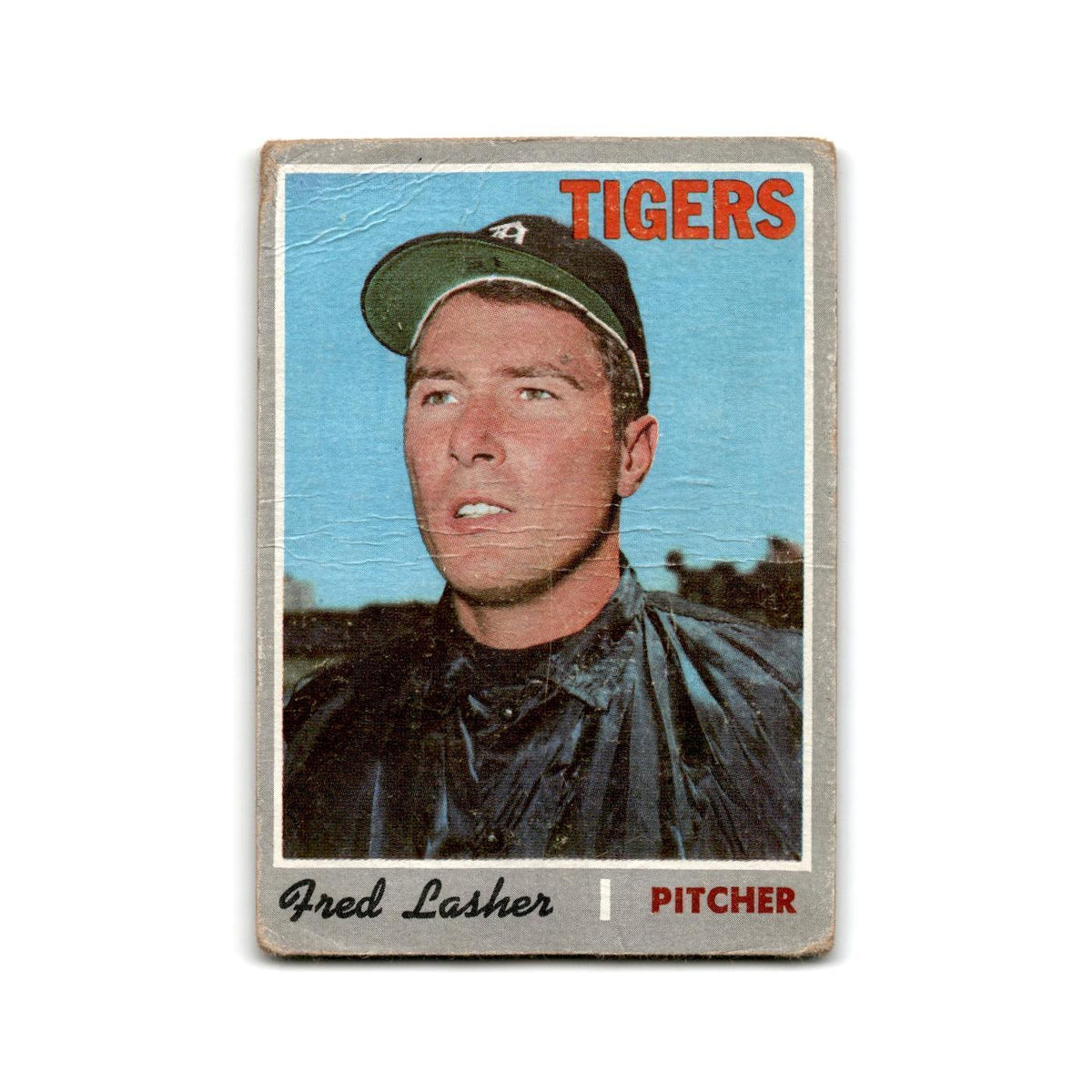 Fred Lasher 1970 Topps #356 Detroit Tigers Baseball Card Poor