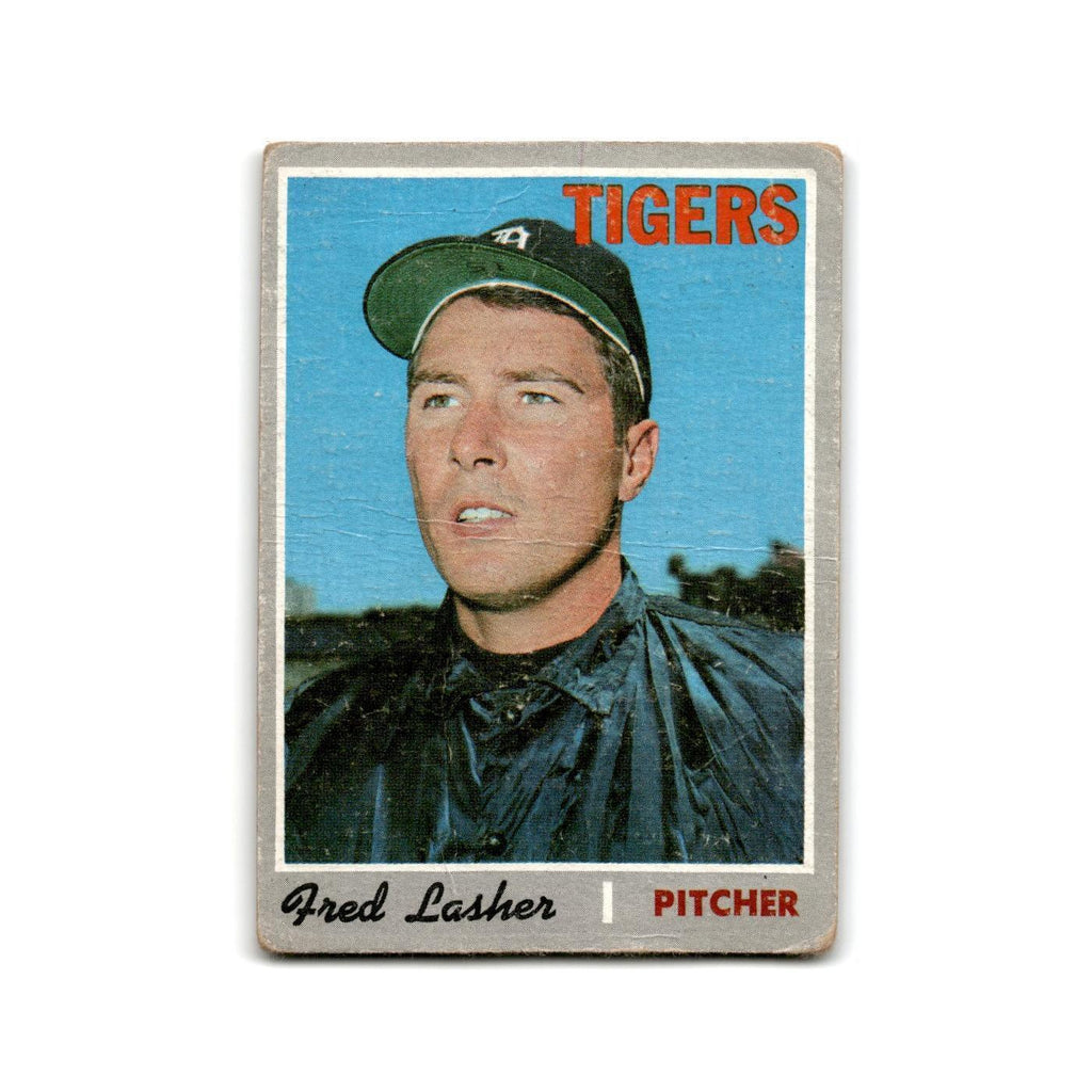 Fred Lasher 1970 Topps #356 Detroit Tigers Baseball Card Poor
