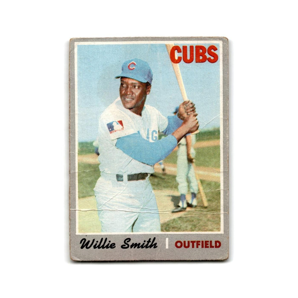 Willie Smith 1970 Topps #318 Chicago Cubs Baseball Card Poor