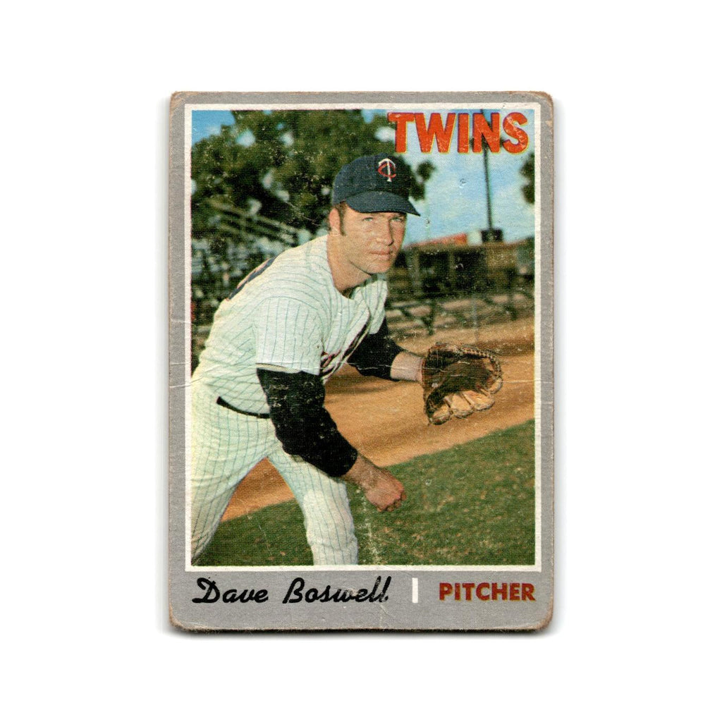 Dave Boswell 1970 Topps #325 Minnesota Twins Baseball Card Poor