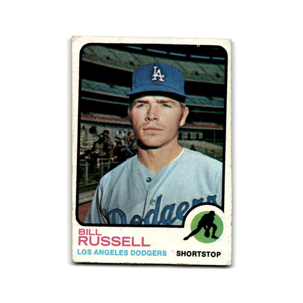 Bill Russell 1973 Topps #108 Los Angeles Dodgers Baseball Card Poor
