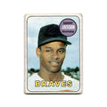 Sonny Jackson 1969 Topps #53 Atlanta Braves Baseball Card Poor