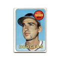 Paul Popovich 1969 Topps #47 Los Angeles Dodgers Baseball Card Poor