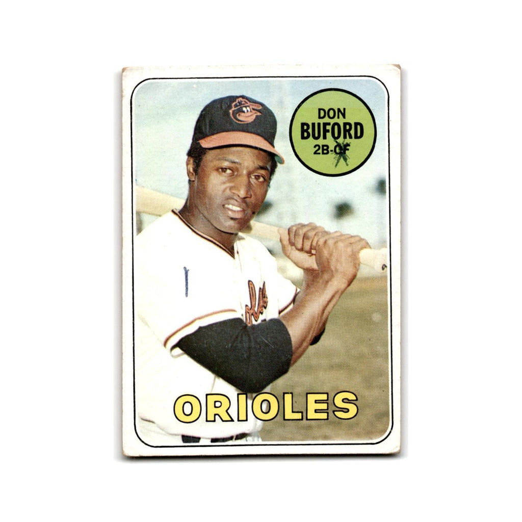 Don Buford 1969 Topps #478 Baltimore Orioles Baseball Card Poor