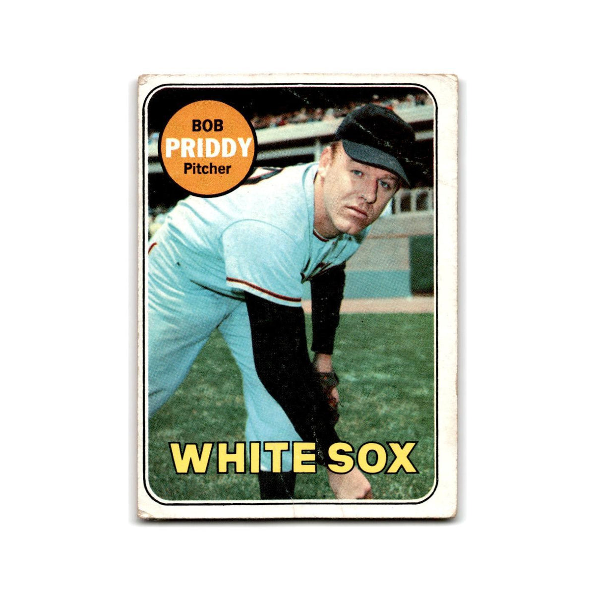 Bob Priddy 1969 Topps #248 Chicago White Sox Baseball Card Poor