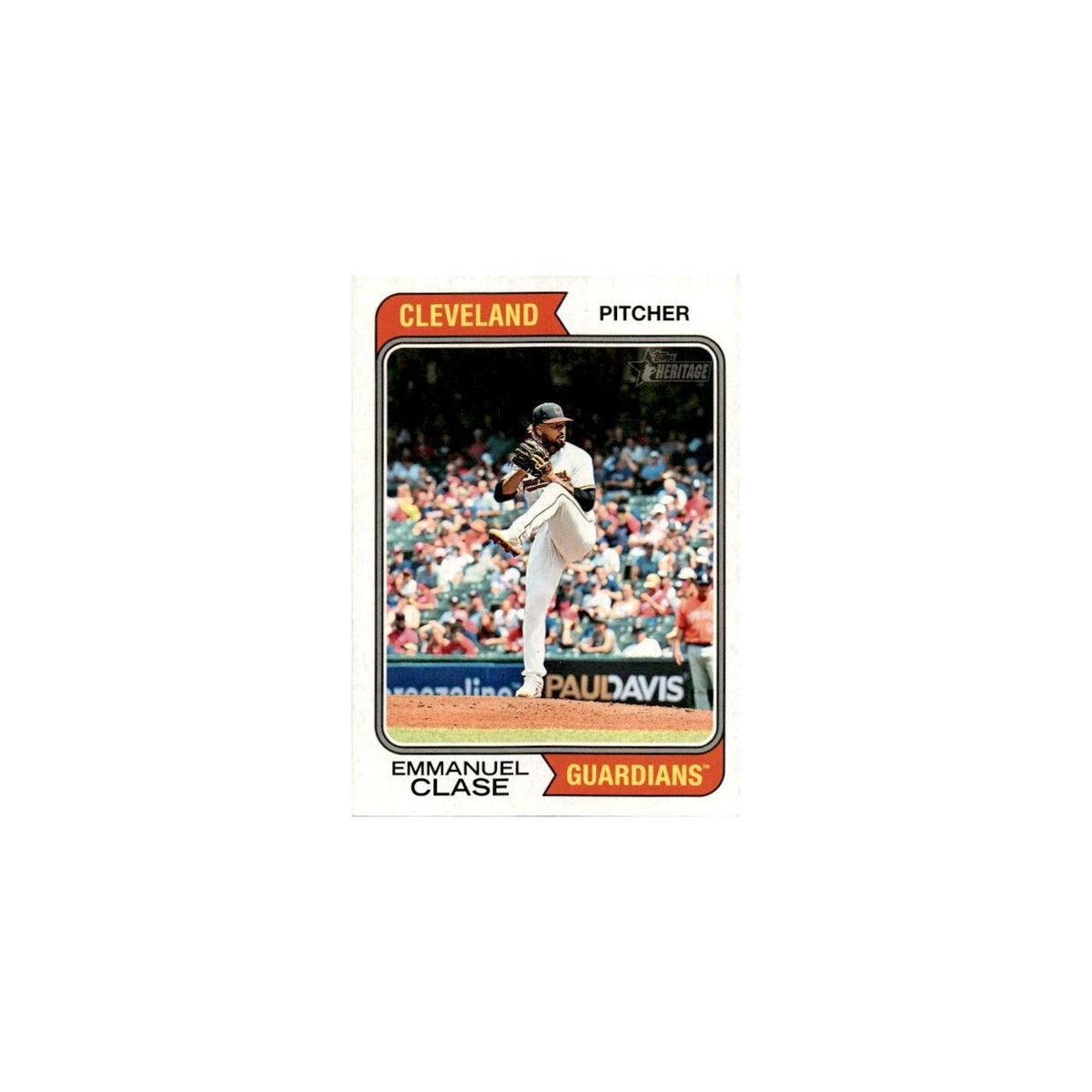 Emmanuel Clase 2023 Topps Heritage  #200 Cleveland Guardians Baseball Card NM