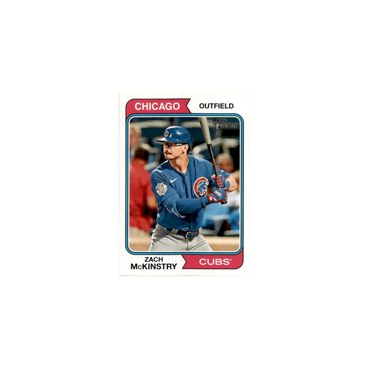 Zach McKinstry 2023 Topps Heritage  #169 Chicago Cubs Baseball Card NM