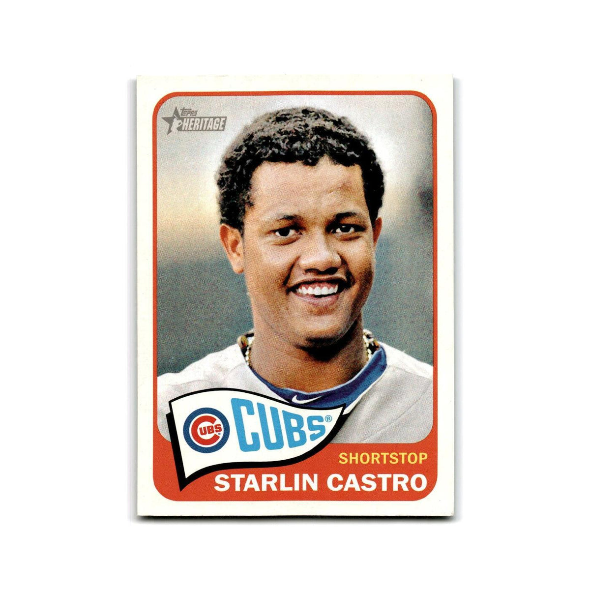 Starlin Castro 2014 Topps Heritage #110 Chicago Cubs Baseball Card NM