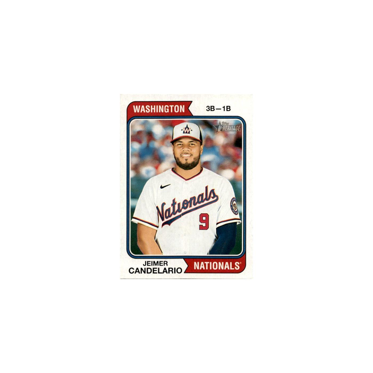 Jeimer Candelario 2023 Topps Heritage  #391 Washington Nationals NM