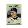 Paul Lo Duca 2008 Topps Heritage Black Back #58 New York Mets Baseball Card NM