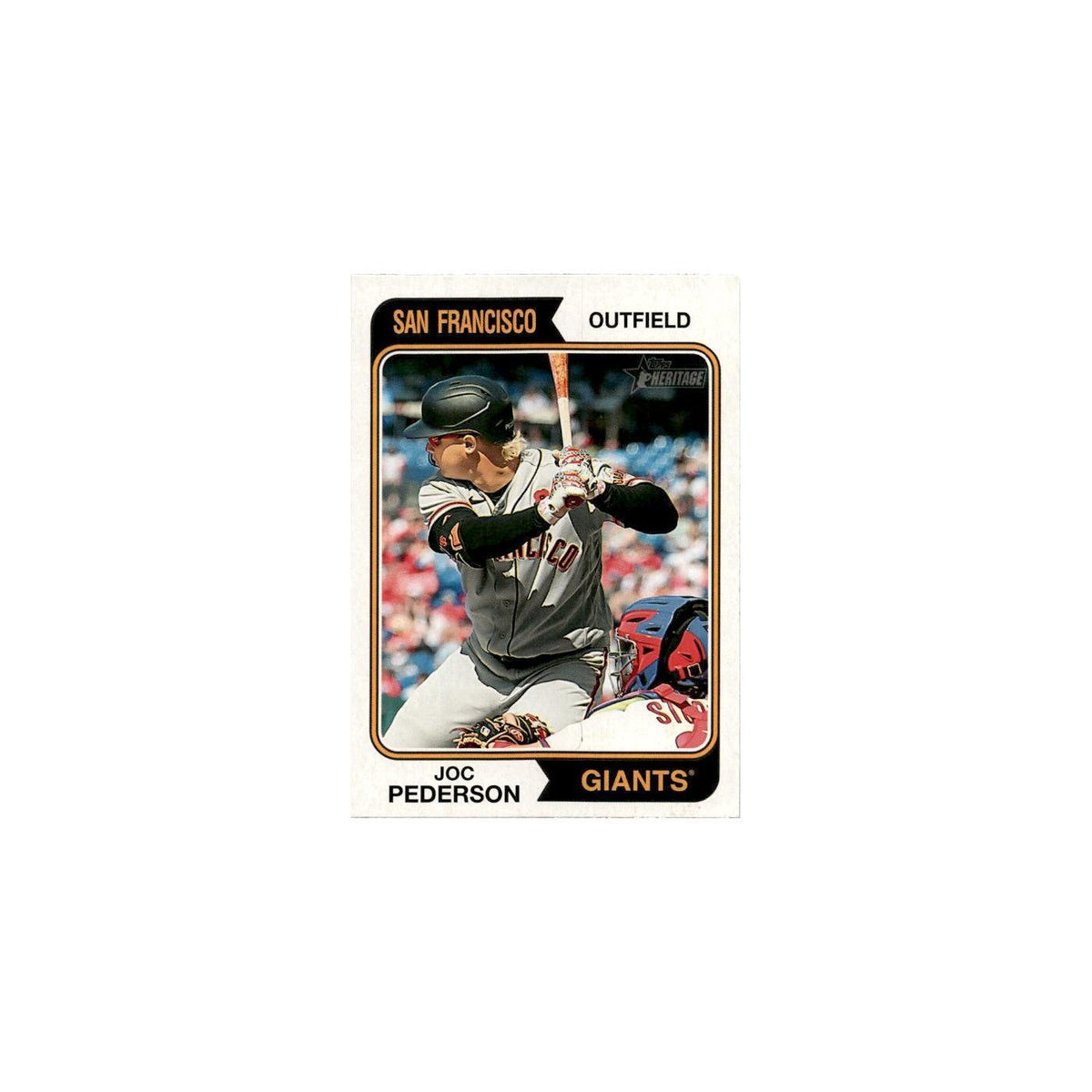 Joc Pederson 2023 Topps Heritage  #348 San Francisco Giants Baseball Card NM