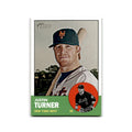 Justin Turner 2012 Topps Heritage #292 New York Mets Baseball Card NM