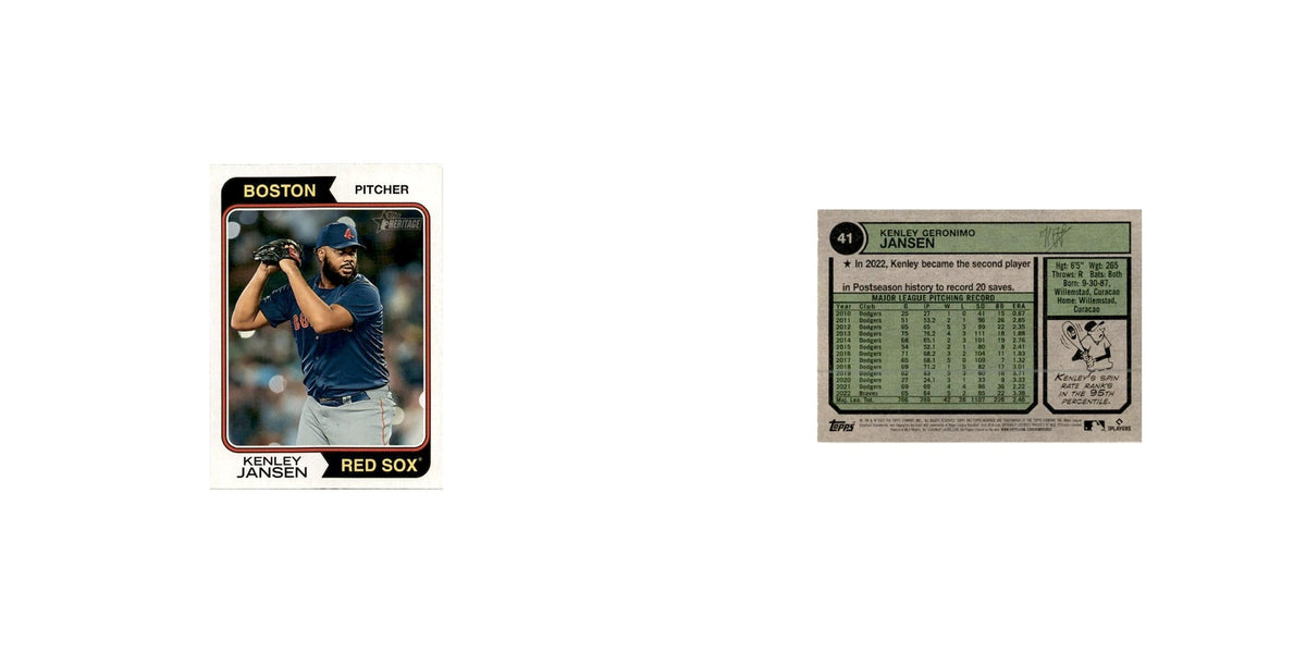 Boston Red Sox 2021 Topps Heritage  #6 Boston Red Sox Baseball Card NM