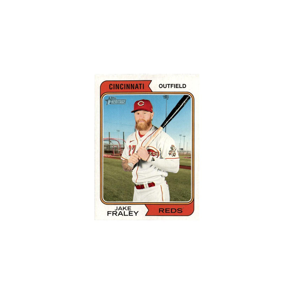 Jake Fraley 2023 Topps Heritage #231 Cincinnati Reds Baseball Card NM