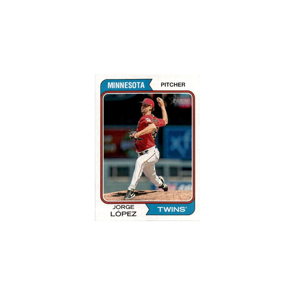 Jorge Lopez 2023 Topps Heritage #240 Minnesota Twins Baseball Card NM