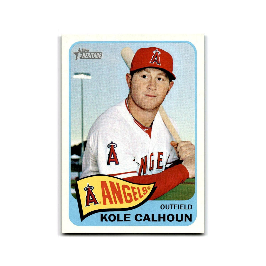 Kole Calhoun 2014 Topps Heritage #184 Los Angeles Angels Baseball Card NM