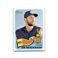 Jim Henderson 2014 Topps Heritage #292 Milwaukee Brewers Baseball Card NM