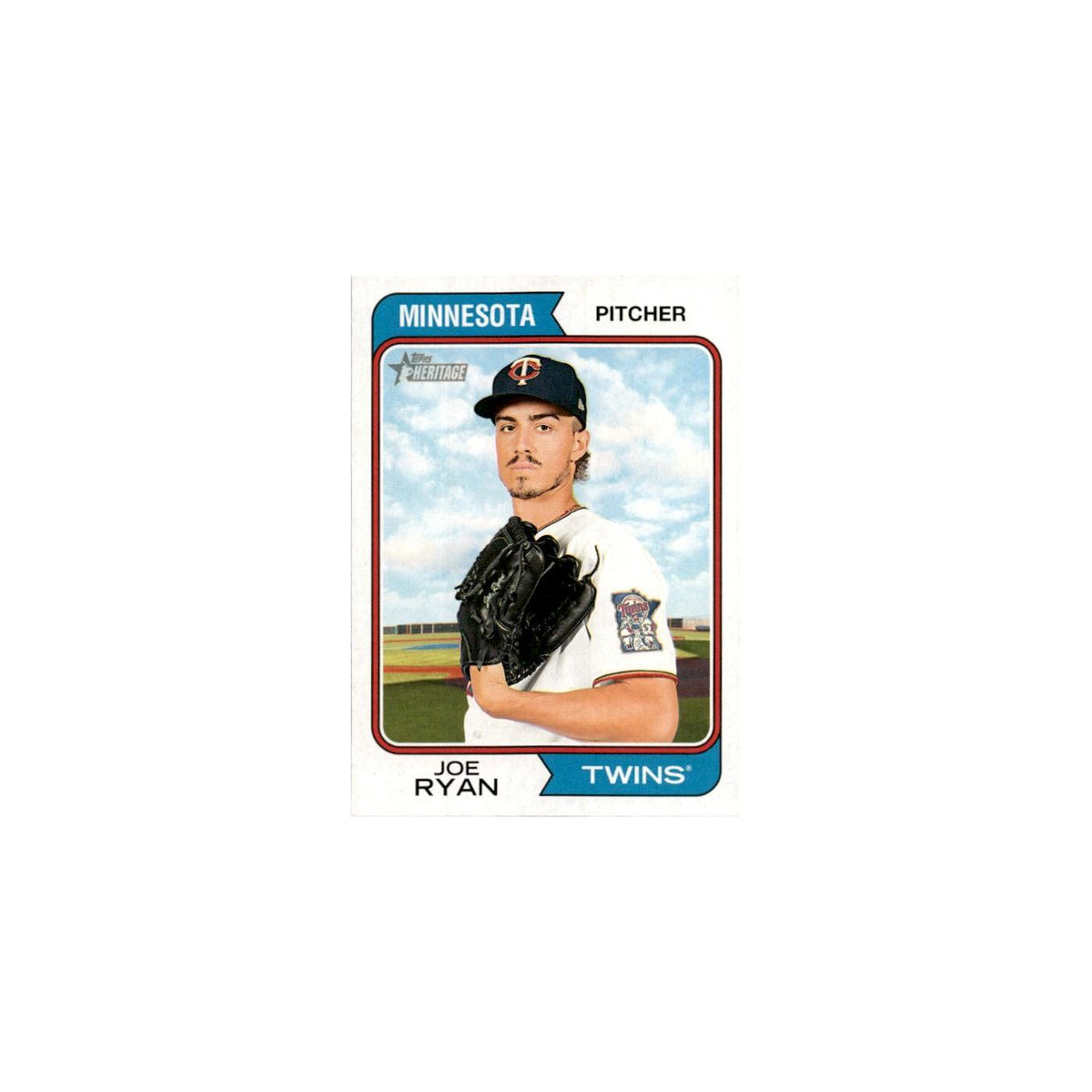 Joe Ryan 2023 Topps Heritage  #29 Minnesota Twins Baseball Card NM